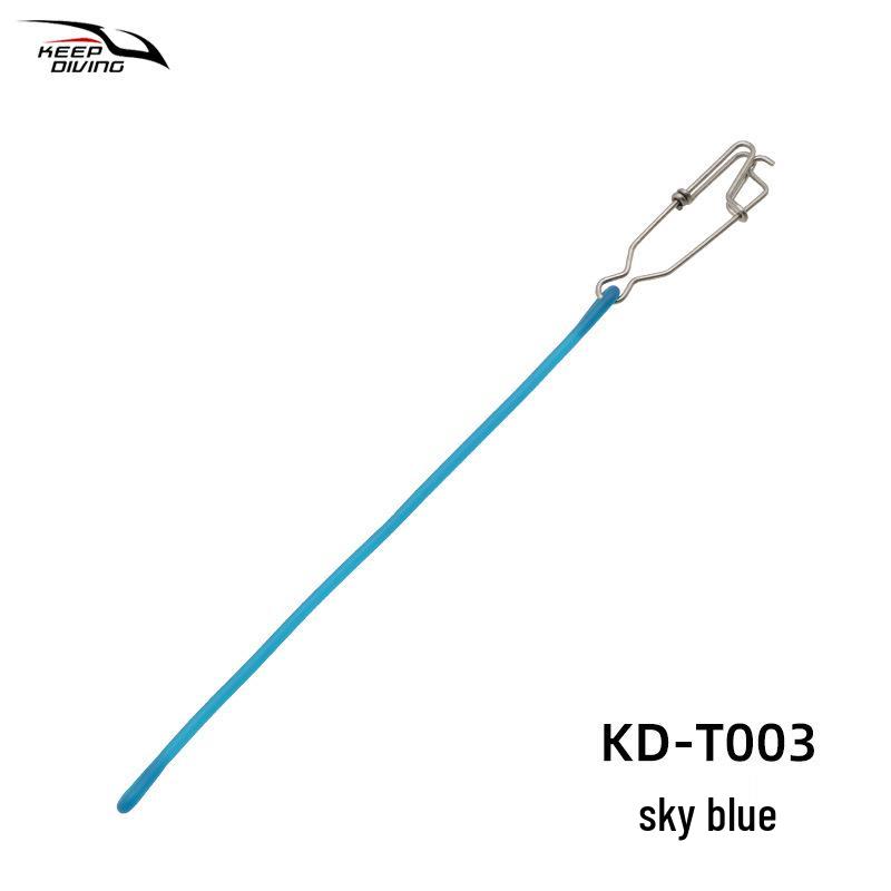 

Deep Sea Trolling Fishing Gear: Snap Swivel Bumper Connector with Shock-Absorbing Rope for Weights небо синє кольору