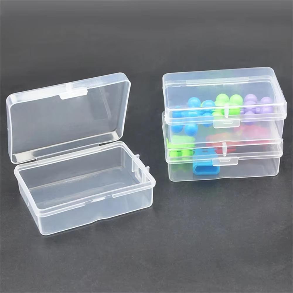 Multifunctional Flip Lid Storage Box With Lid Storage Organizer Case Transparent Storage Boxes