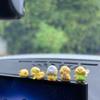 5 Pcs Cute Car Dashboard Accessories,Duck Car Rear View Mirror Decorations | Mini Figurines Women Dashboard Home Computer Garden Office