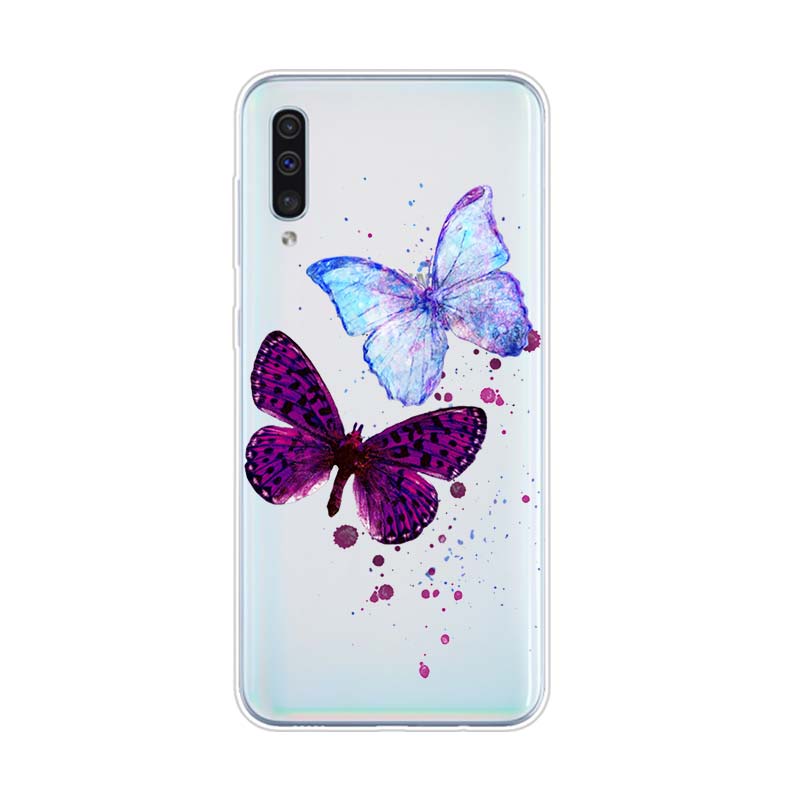 Vakker Sommerfugl For Samsung Galaxy A90 A80 A70 A60 A50 A40 A30 A20S A20E A10 A10E A10S S8 S7 S6 Edge Telefondeksel