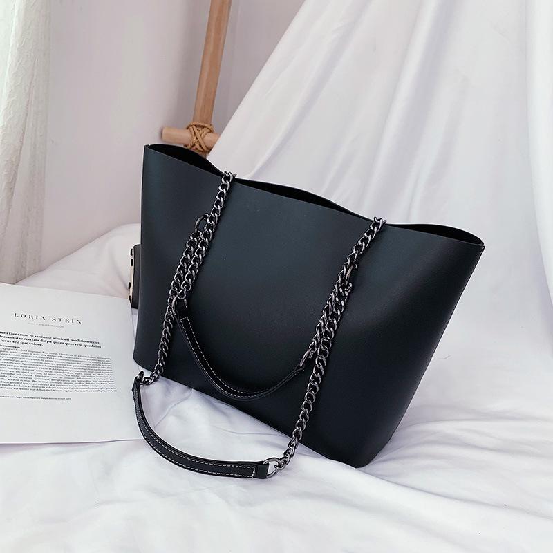 Women's 2025 Soft PU Large Capacity Crossbody Tote Shoulder Handbag - European & American Fashion