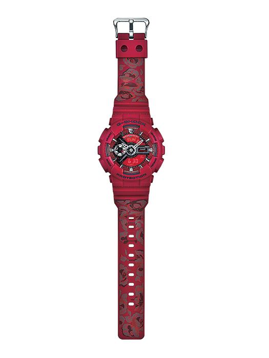 Casio Erkek Reçine 200M Suya Dayanıklı Dijital Darbeye Dayanıklı Kuvars Saat GMA-S110F-4A