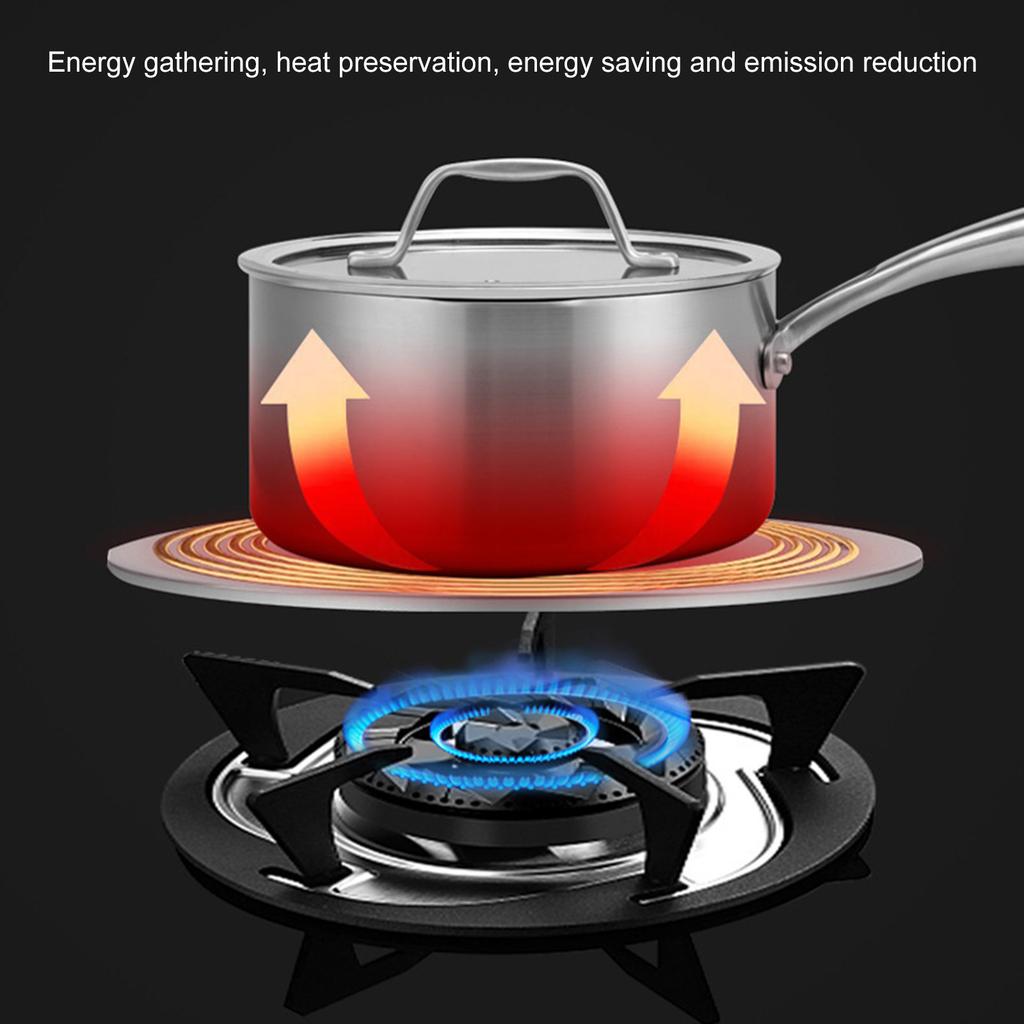 Indukční vařič Rozdělovač tepla Nerezová adaptérová deska s rukojetí Účinný vodič tepla pro nádobí