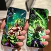 Dragon Ball Cartoon Goku Case for iPhone 17Air XR XS Max 7 8 13 12 11 17 Pro Max 15 16 14 Plus Black Soft Phone Cover