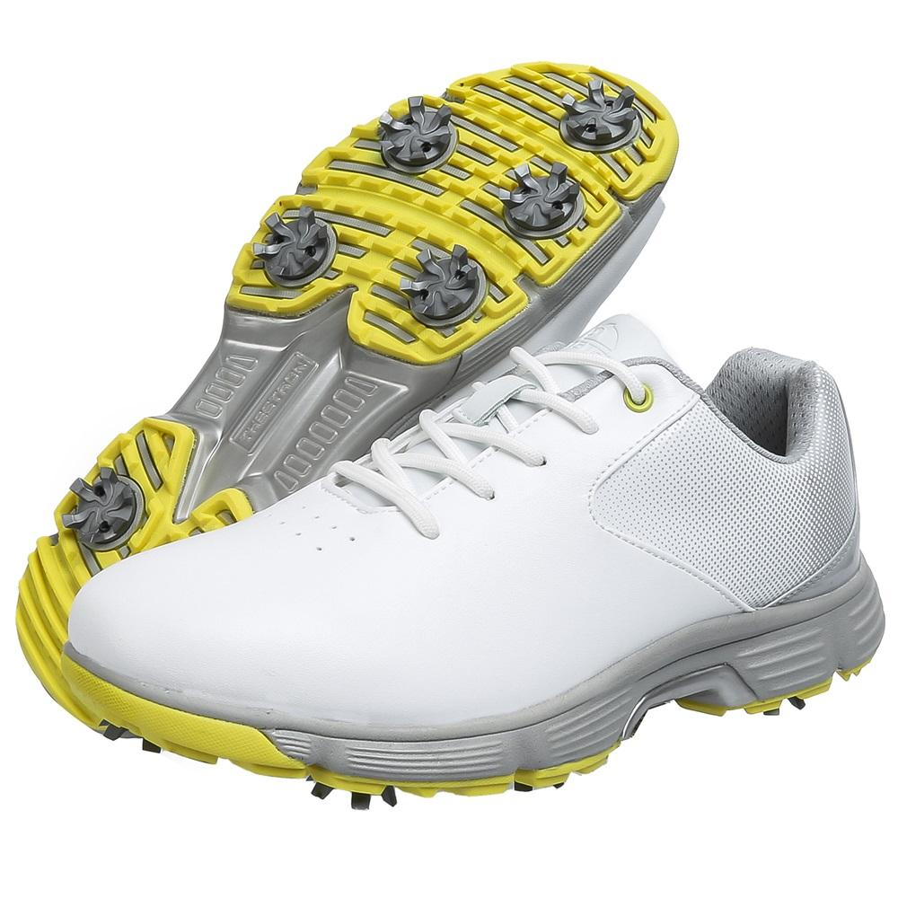 Men's Golf Shoes with Waterproof and Anti Slip Studs, Comfortable and Casual Golf Sports Shoes, Sizes 39-50
