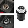 Bouchon de Prise d'Alimentation 12V pour Voiture pour VW Golf Passat Tiguan Jetta Allume-Cigare Bouchon Factice Décoratif Accessoires de Style pour Rénovation Intérieure