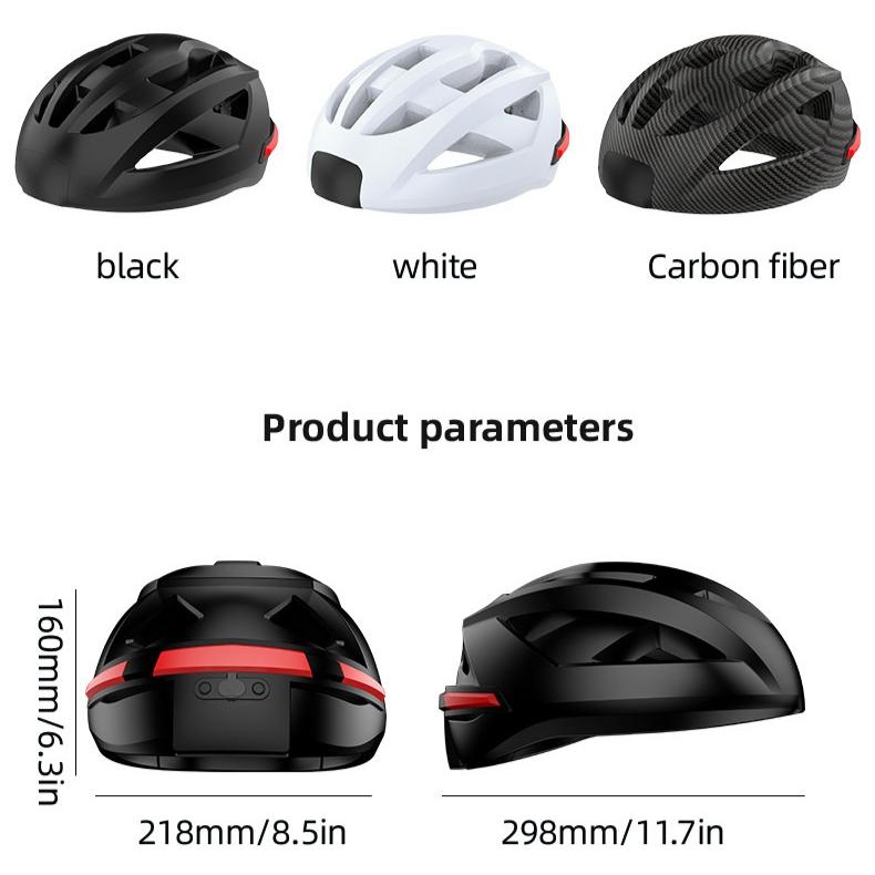 Smart Motorcycle Helmet with Bluetooth Audio, Adjustable Fit and Rear LED Turn Signals