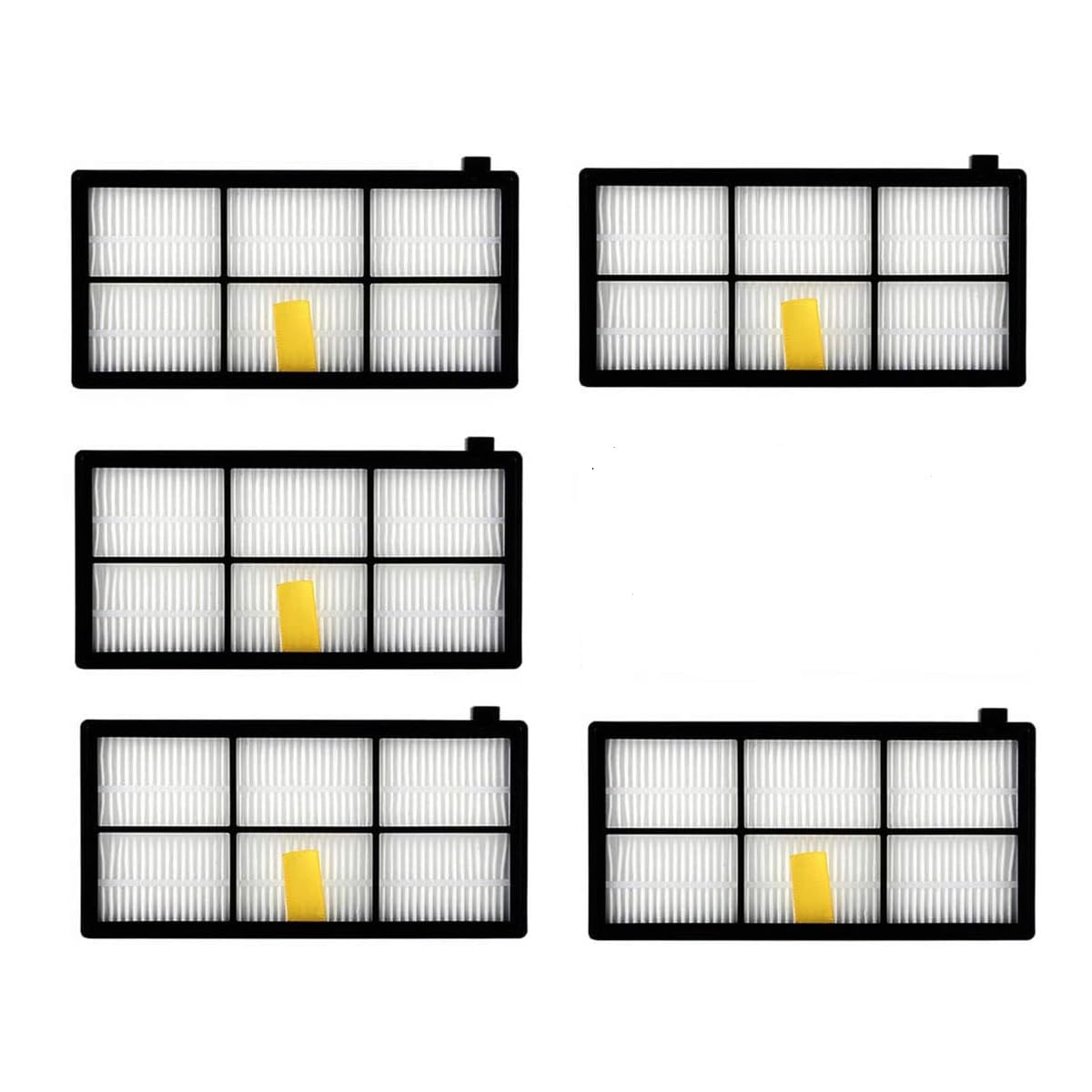 

iRobot Roomba Roomba 980 960 890 885 880 876 875 871 870 Dust Cut Filter Consumables Replacement Parts Compatible Items 5 Pieces