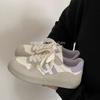Fashion Yellow Women's New Summer Flat-bottomed Versatile White Shoes Retro Board Shoes Sneakers