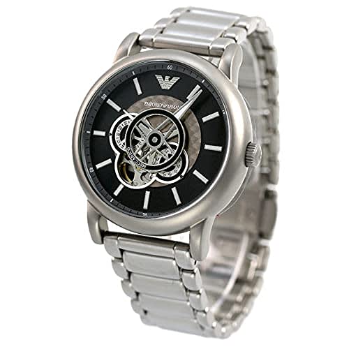 Emporio Armani Meccanico Aviator 43mm Open Heart Automatic Men's Watch AR60021