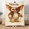 Custom Name Mysterious Creature Portrait Blanket for Couch & Bed, Plush Cozy Fuzzy Blanket Super Soft & Warm Blankets for Fall and Winter. 0908141