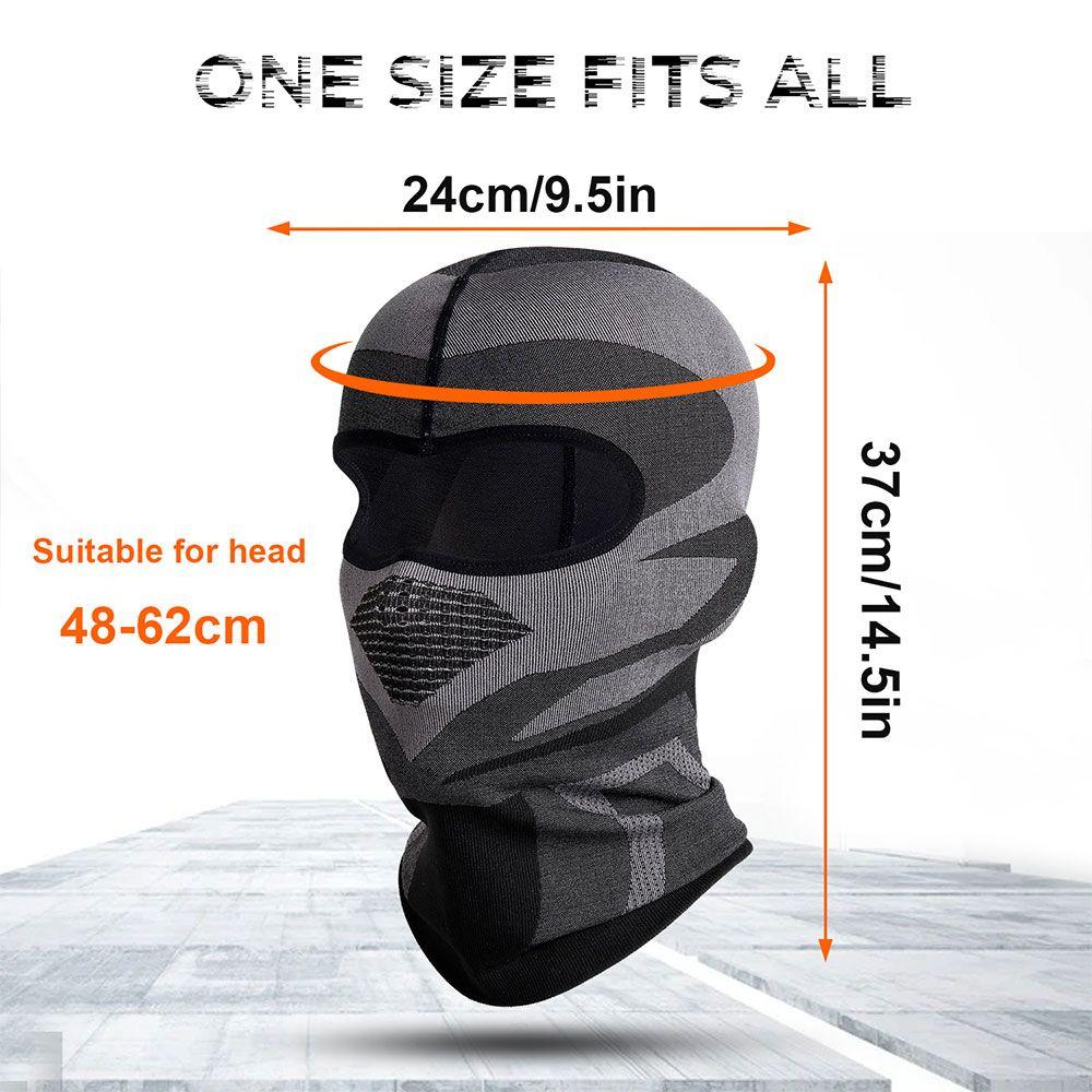 Ski Cold Protection Warm Windproof Hood Helmet Liner Motorcycle Face Mask Neck Brace Balaclava