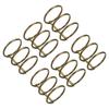 PATIKIL Binder 30mm Inner 6 Metal Book Office 3 Circle Bronze Rings, Diameter, Pieces, Removable, Rings, Loose-Leaf Rings, Design,