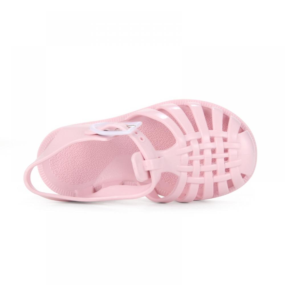 Meduse Sun 201 Rose Pastel Rose Pastel Light Pink Kids Kids Jelly Shoes Sandals