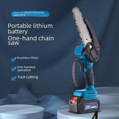 Zoguan 6" Fırçasız Lityum Tek Elle Kullanılan Akülü Testere