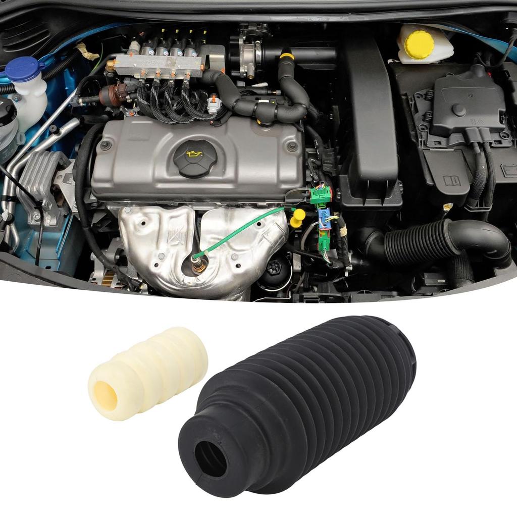 Stoßdämpfer Staubkappe Kit Einfache Montage Verbessert die Fahrzeugsicherheit Leistung Stoßdämpfer vorne Staubkappe Satz mit 2 Stück