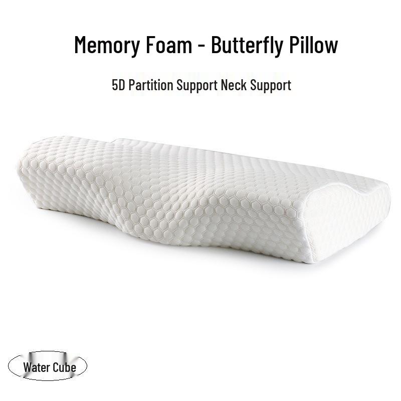 Memory Foam Butterfly Pillow: Cervical Spine Support and Sleep Aid