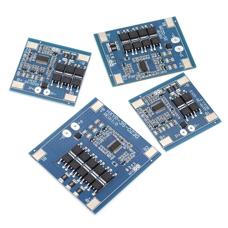 Stlxy 3S BMS 18650 lithium battery protection board 11.1V 12V 12.6V anti overcharging, with balanced temperature control 25A 30A