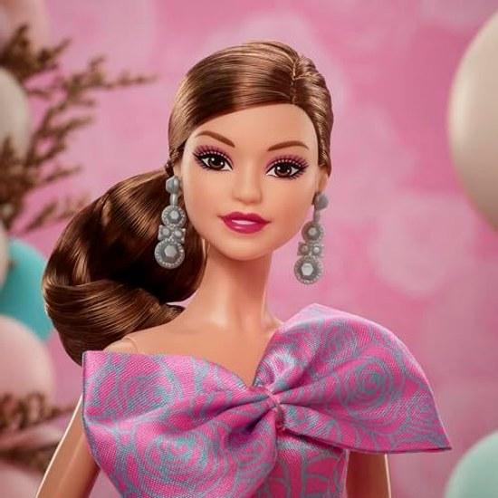 Barbie Birthday Wishes Signature Dress-Up DollHouse Doll from 6 years old Pink JBJ07