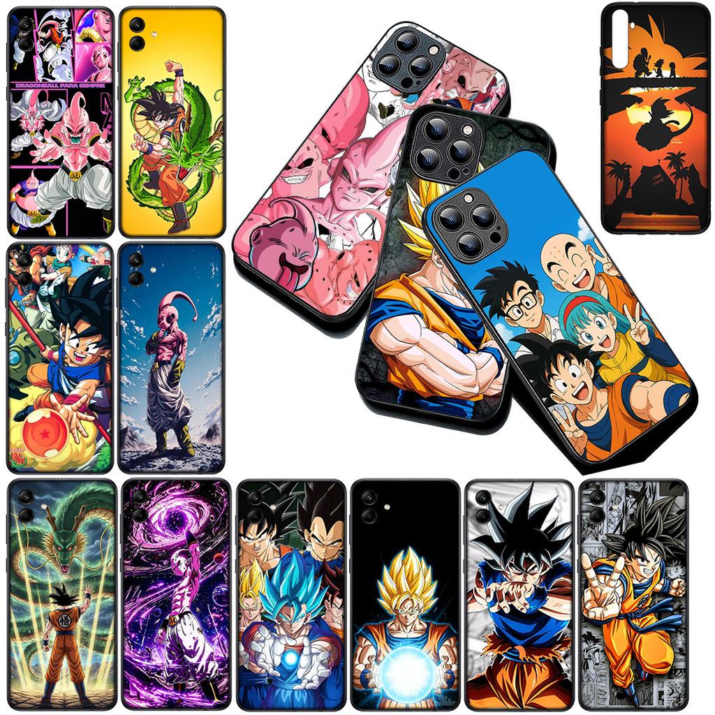 Cover for Samsung Galaxy S24 S25 S23 FE Ultra Plus S7 Edge S25+ S23+ A56 5G Phone Case Super Majin Buu Dragons Gokus Balls