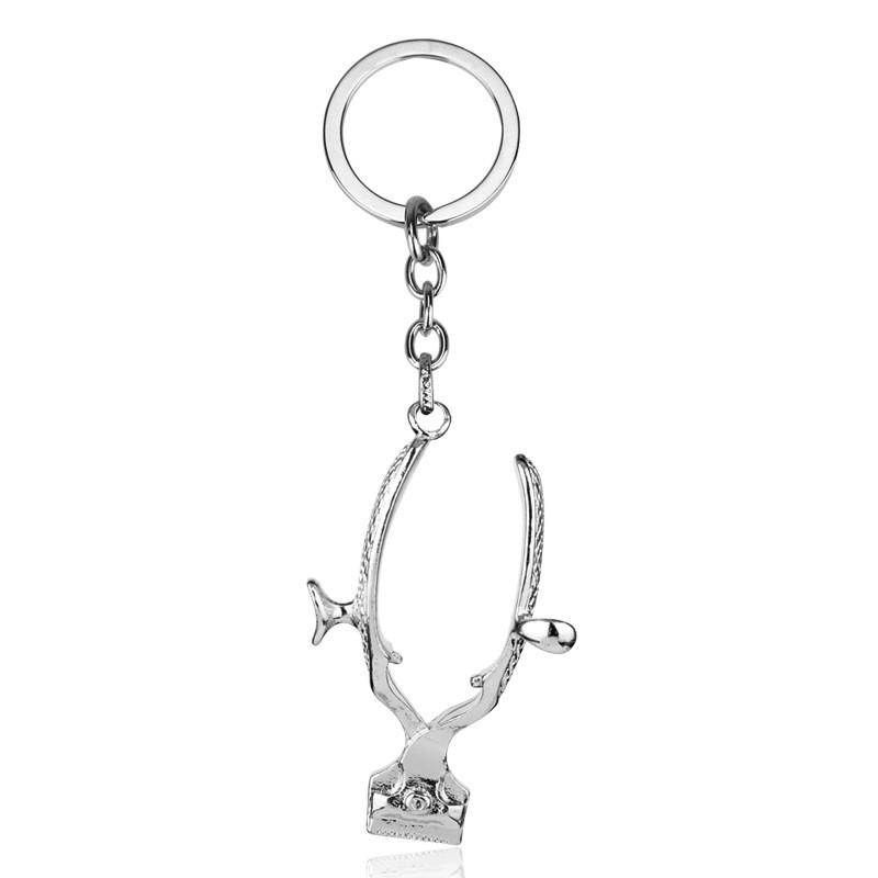 Hairdressing Push Knife Alloy Keychain Pendant For Gift And Travel Souvenirs