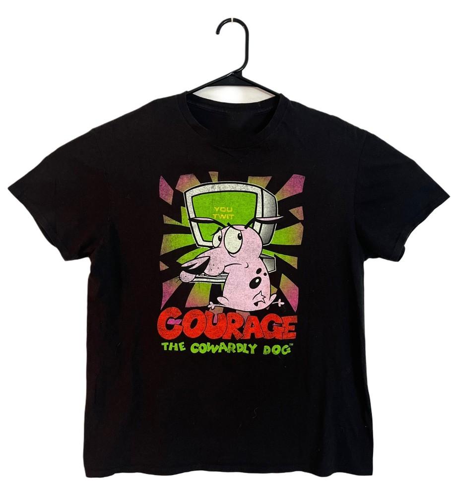 

Courage the Cowardly Dog Cartoon T-shirt All Size S to 5XL BA258 Unisex T-Shirt M