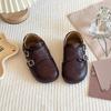 Kids' Slip-on Leather Shoes: 2026 Spring/Autumn, Soft Sole, Versatile Retro Loafers for Boys & Girls