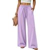 Women's Color Wide Leg Sweatpants Casual Loose Fit for Everyday Wear