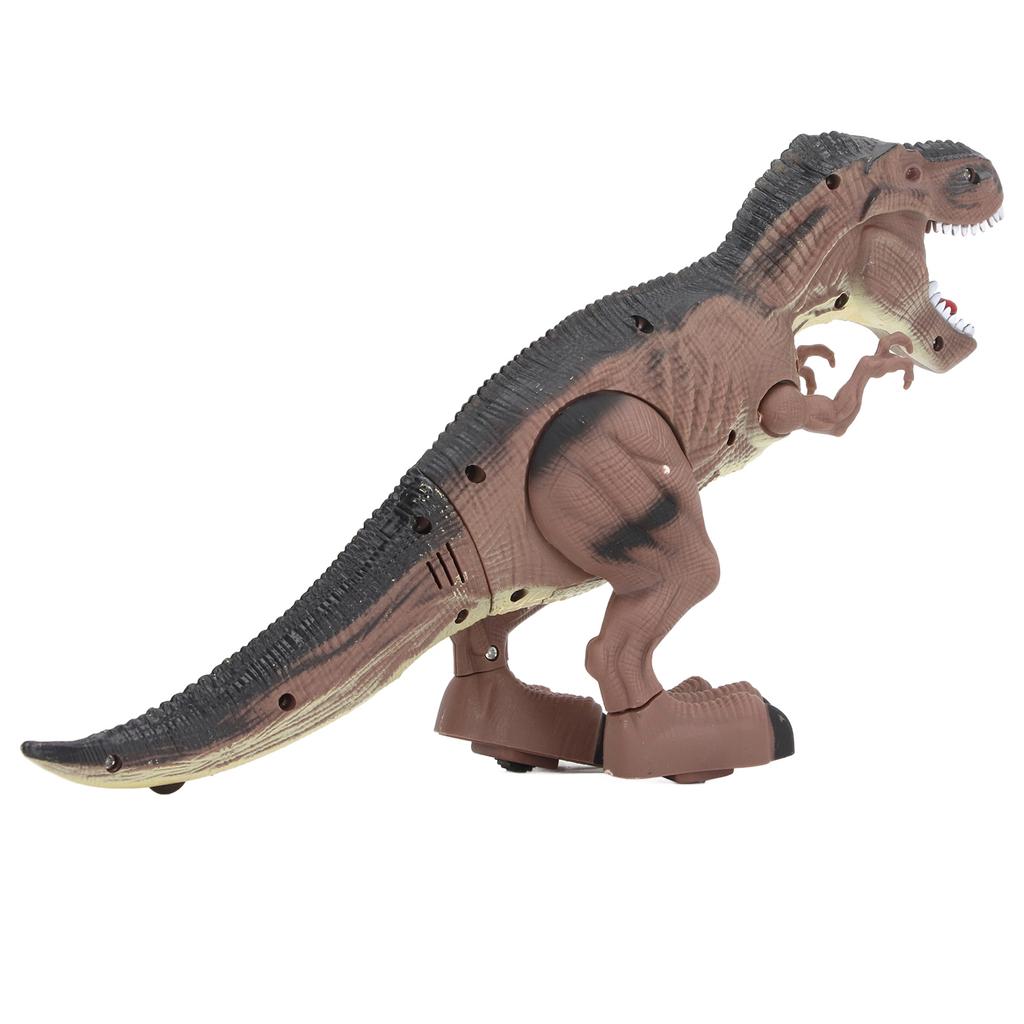 Electric Walking Dinosaur Toy with Sound Light Detachable Tail Educational Model Battery Powered