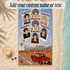 Beach TowelENHYPEN Custom Name Text Personalized Soft Towel for Beach Pool Indoor Home Decor Gift