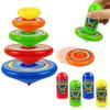 Colorful Multi-Layer Spinning Stacking Game Toy Tower