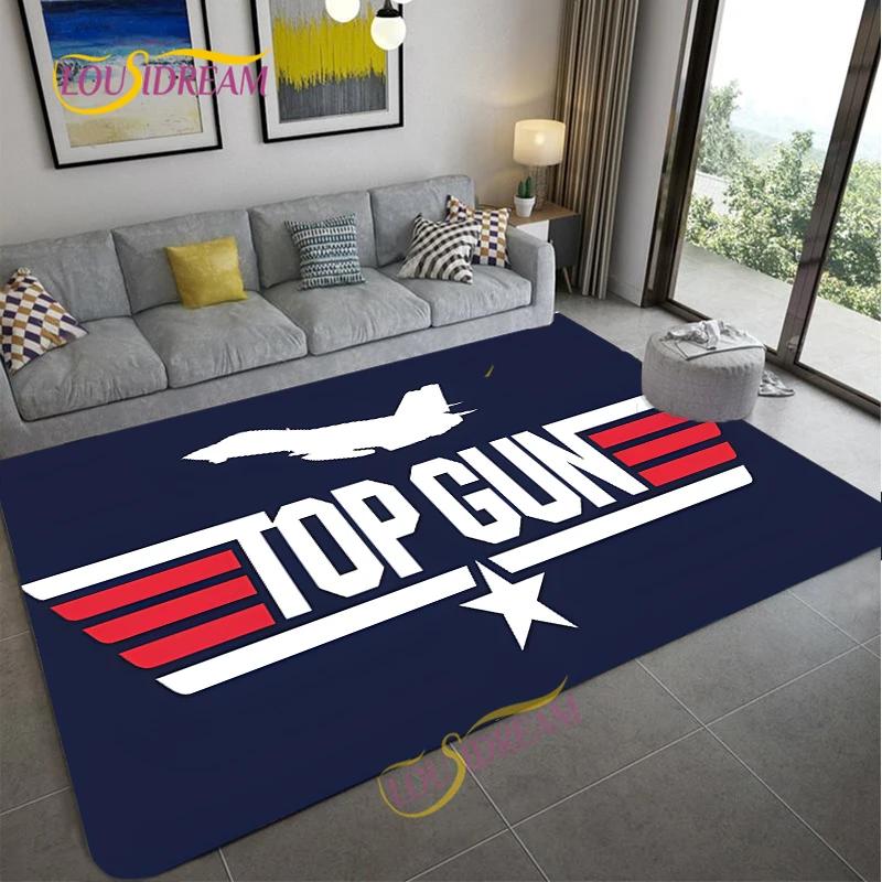 Top Gun Umělecký Vzor Loga Koberec Filmový Prvek Dekorační Koberce Moderní Domov Obývací Pokoj Podlahové Rohože Koberce do ložnice Koupelna