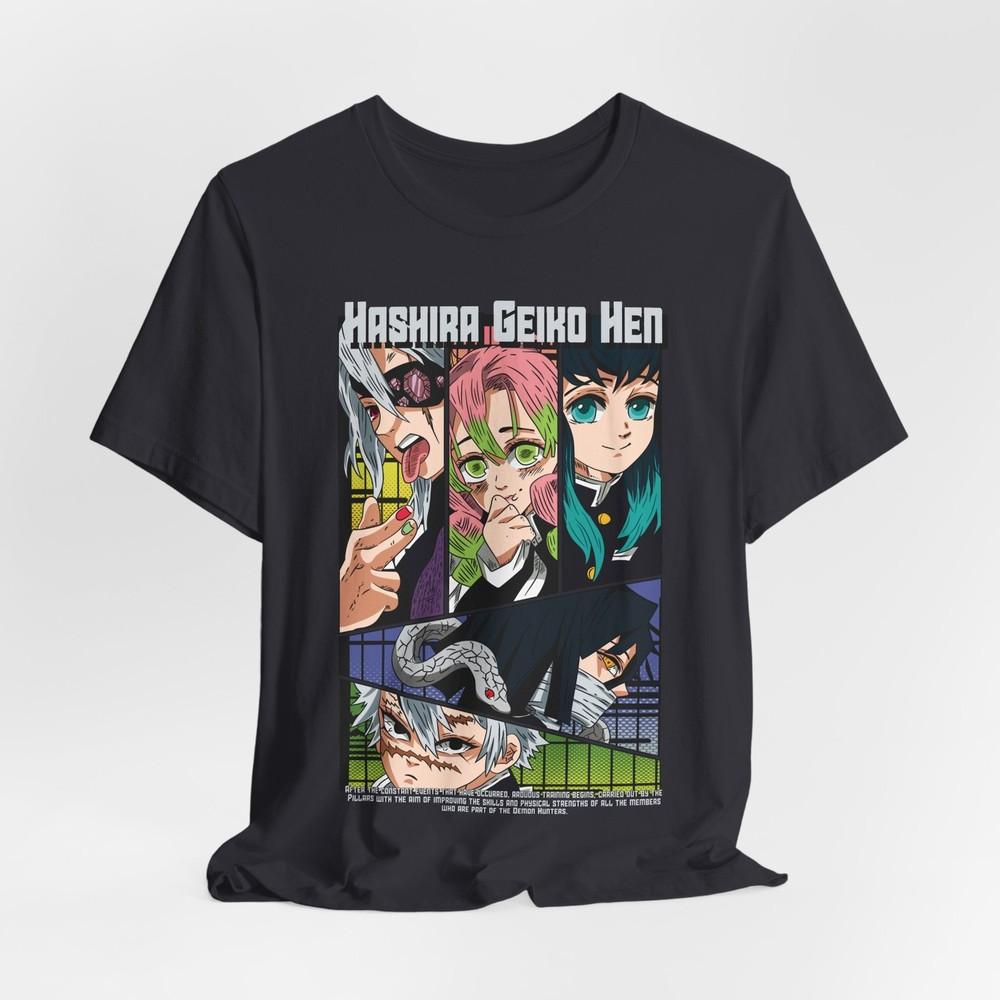 AnimeInspired Unisex Jersey Tee Hashira Geiko Hen TShirt Casual Wear S
