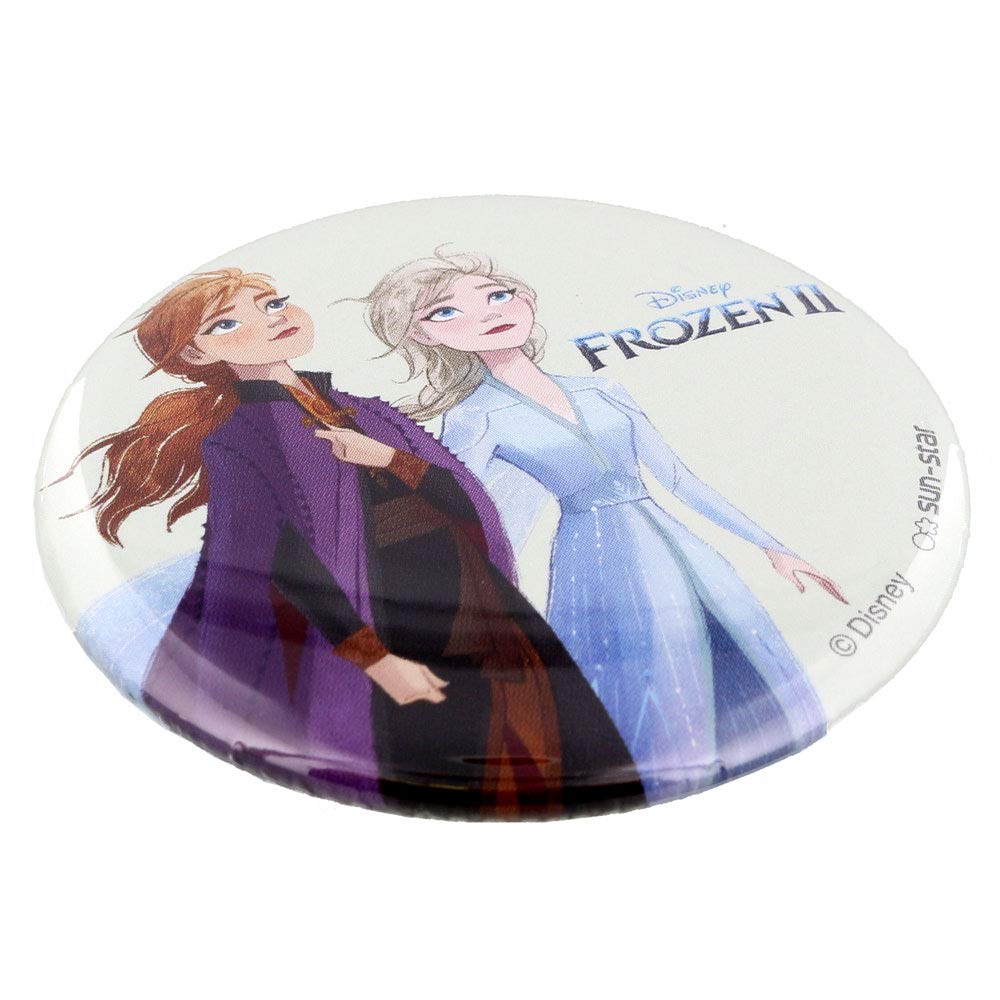 Sunstar Stationery Disney Tin Badge Frozen 2 Elsa & Anna S8343225