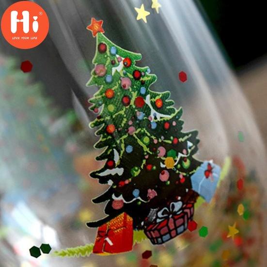 Hi Drinkware Large Capacity Milk Glass Unique Food Grade Christmas Coffee Cup