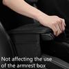 PU Leather Car Armrest Cushion With Storage Pocket-Anti-Slip Scratch-Resistant Elbow Support Pad For Most Vehicles