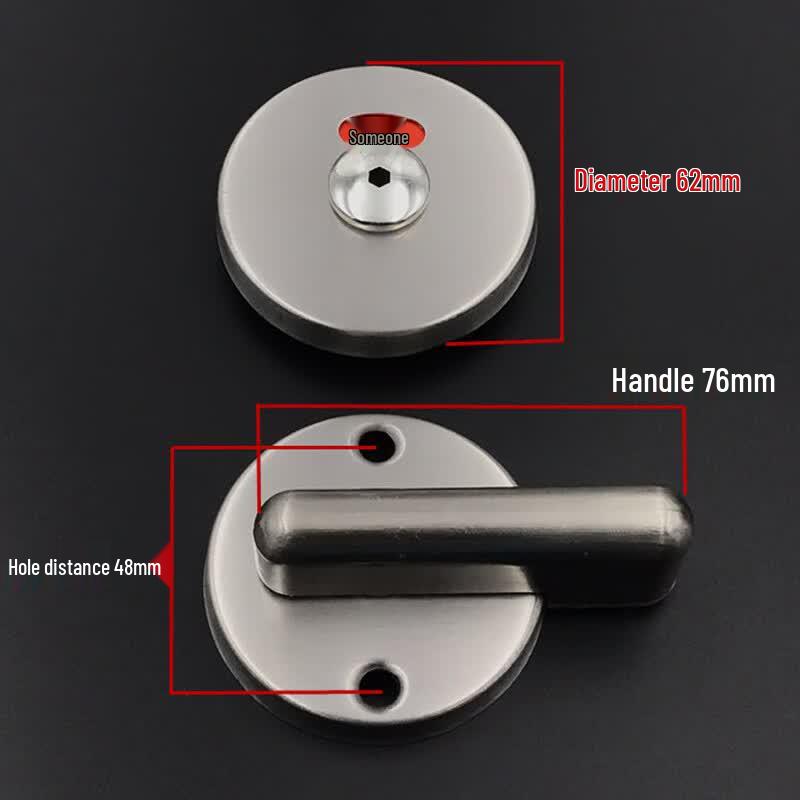 Stainless Steel Bathroom Door Indicator Lock