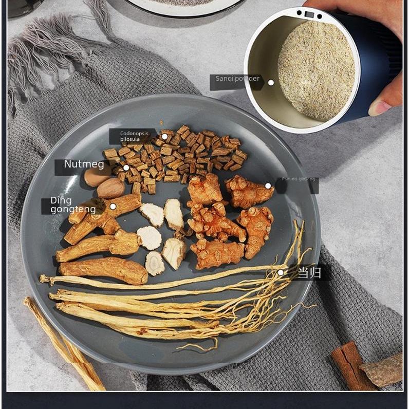 Stainless Steel Electric Grain and Coffee Grinder for Home