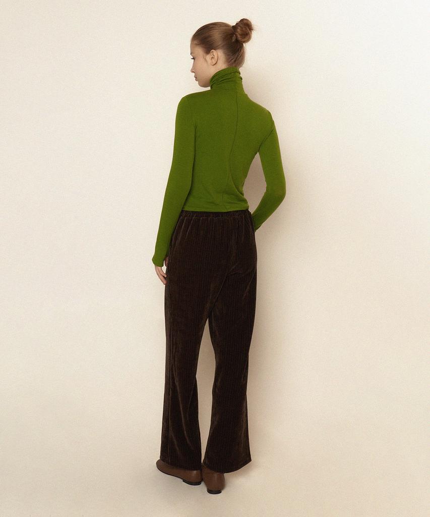 BONATSPALETTE Bp Velour Corduroy Wide Pants_Brown
