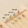 Tingxiang S925 Sterling Silver Open Jump Rings Beaded Earring Parts and Accessories