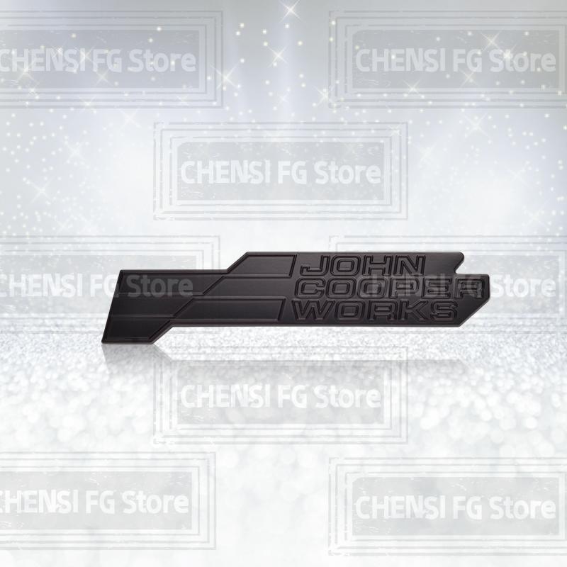 3D Metal Alloy NEW JCW Front Grille Badge For Cooper S R59 R60 R56 R58 F56 Countryman Clubman Car Rear Trunk Emblem Sticker