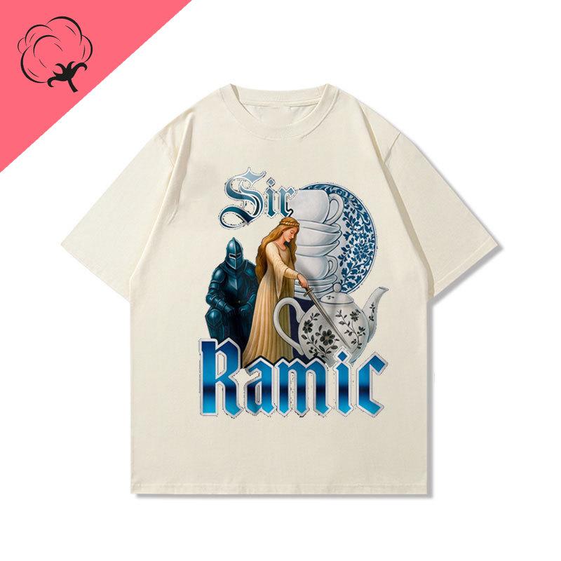 Sir Ramic Funny Knight Meme Shirt Sir Racha Dark Humor For Unisex Unisex Cotton Cumcise Offensive Tee Vintage Top S