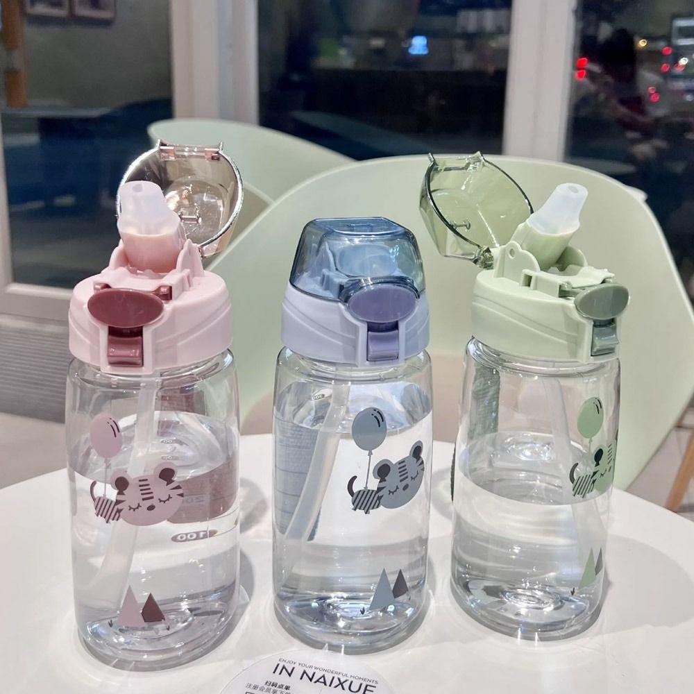 550 ML with Straw Baby Bottles Dual-Use Drinking Milk Bottle Sports Water Bottle  Children