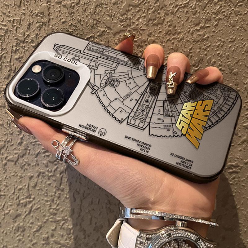 Stars W-Wars Darth Vader PC Case for Xiaomi POCO X6 X5 X3 NFC F3 F4 GT F5 F6 M6 Pro 4G M5S C65 Mi 13T 12T 14 13 12 11 Lite 5G NE