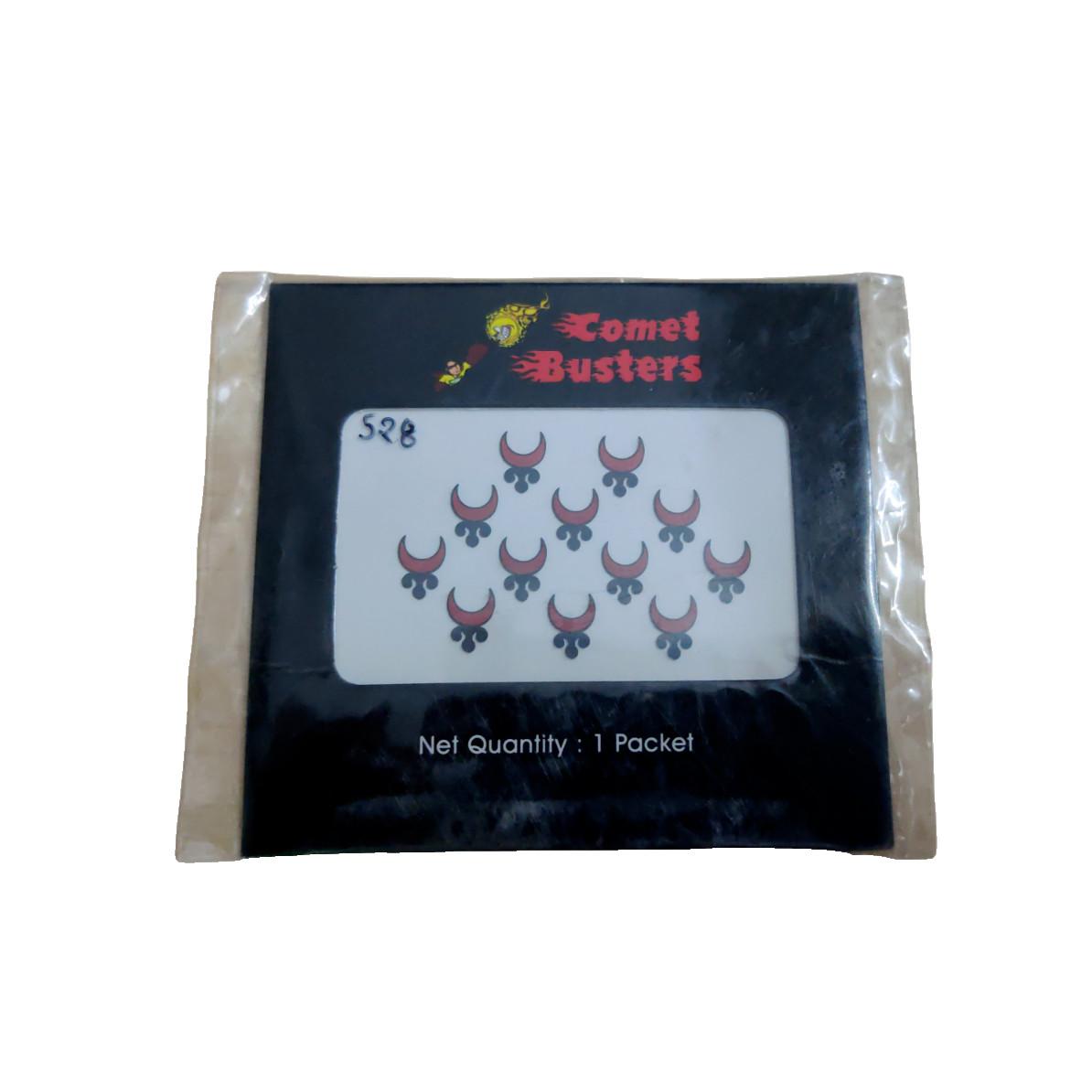 @ Индийская традиционная бинди в форме полумесяца, бордовый цвет W635 p837 Zr474 - Скидка 60%