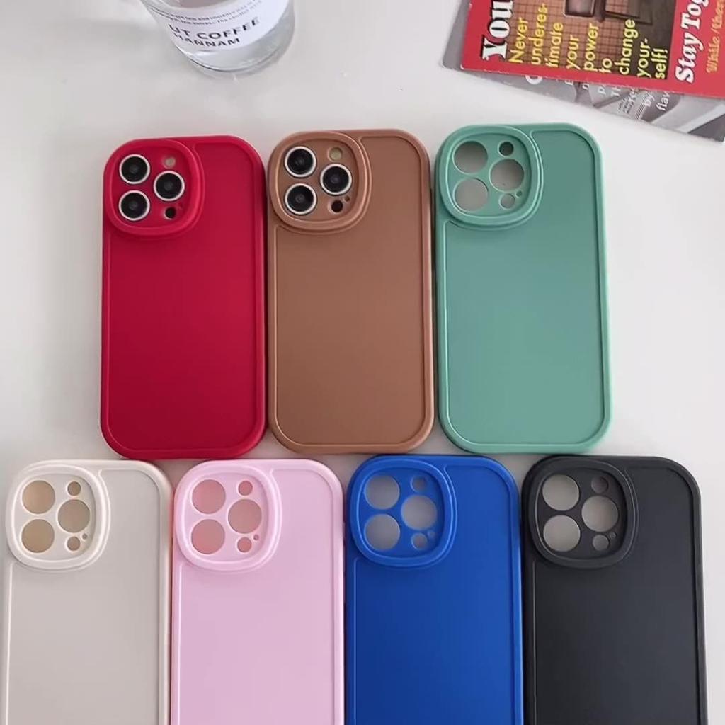 New TPU Matte Large Eyes for Apple 16Promax Phone Case 15 Soft Case 14 Anti Drop Protective Cover