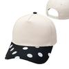 Creative Polka Dot Baseball Cap Hip Hop Sunscreen Hat Versatile Printed Peaked Cap  Girl