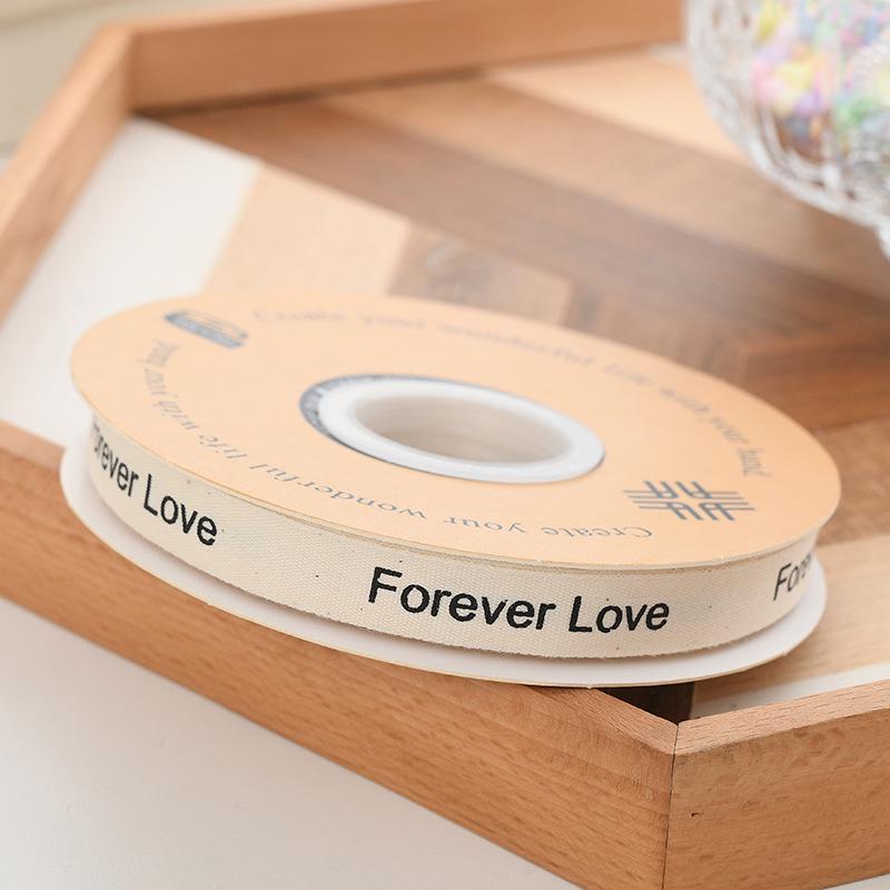 Panglică de Bumbac Englezesc pentru Xiaoqing Literar Proaspăt Buchet Tort & Decorare Cutie Cadou: Panglică Colorată pentru Ambalaj DIY