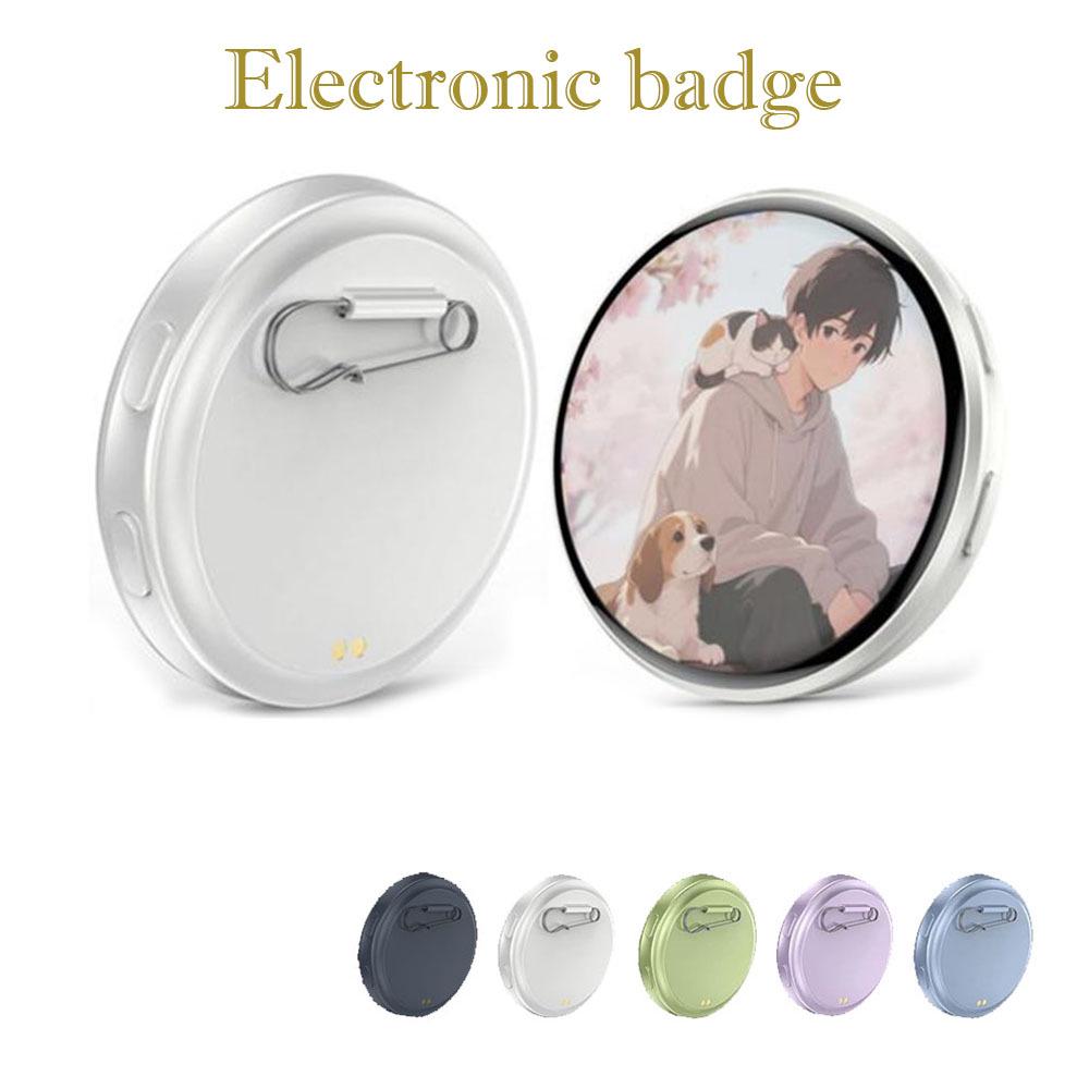 Badge Anime à Écran Tactile Intelligent: Affichage Vidéo/Photo Personnalisé 2D