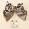 Fashion Sense Hair Bow Clips Temperament Black Hair Clip Cute Trendy Girls Hair Accessories 2025